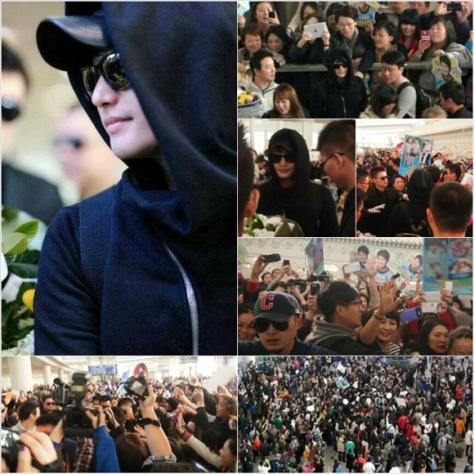 朴施厚 電影「香氣」到訪北京 吸引眾多粉絲造成機場周圍一度癱瘓