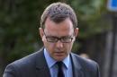 Former editor of the News of the World Andy Coulson   arrives at the Old Bailey courthouse in London