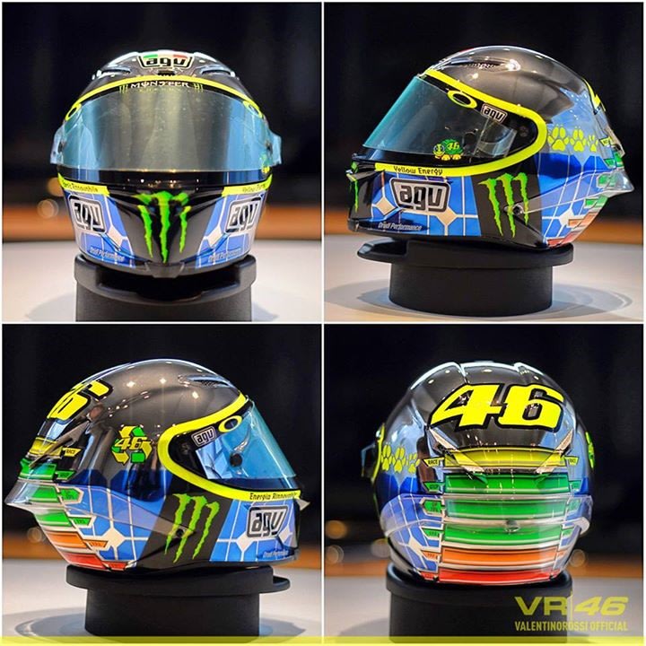 MotoGP - Il nuovo casco di V. Rossi 1584615