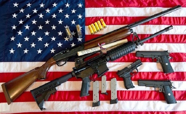 guns flag blessit