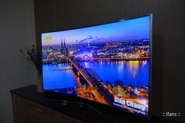 太誇張了！SAMSUNG SUHD TV 「超 4K」電視 65JS9000 螢幕也太美了吧