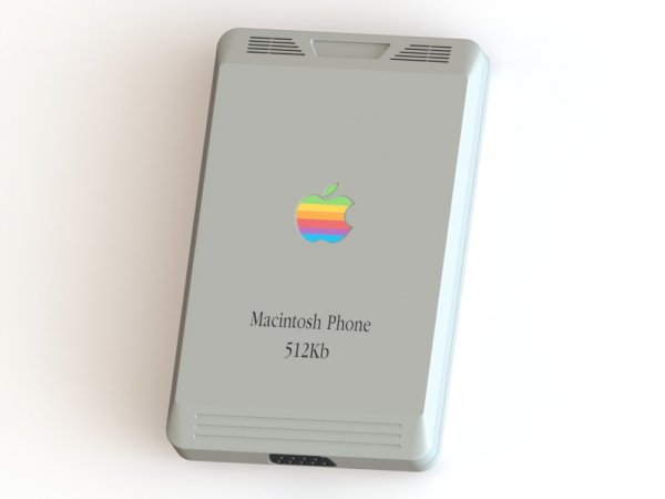 如果 iPhone 在 1984 年推出, 就是這個樣子 [圖庫]