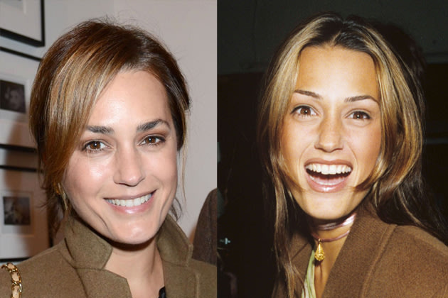 20 Jahre liegen zwischen den Bildern - Yasmin Le Bon mit 28 (rechts) und