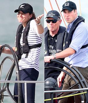 Kate Middleton Beats Prince William in Sailing Race, Duke Jokes He Was &quot;Sabotaged&quot;