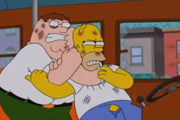 Homer Peter fight