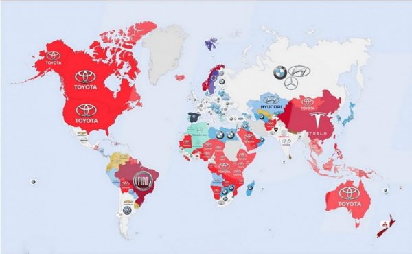 Toyota贏了全世界，卻輸了日本，世界各國Google「車廠關鍵字搜尋排名」大公開