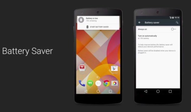 Android L battery