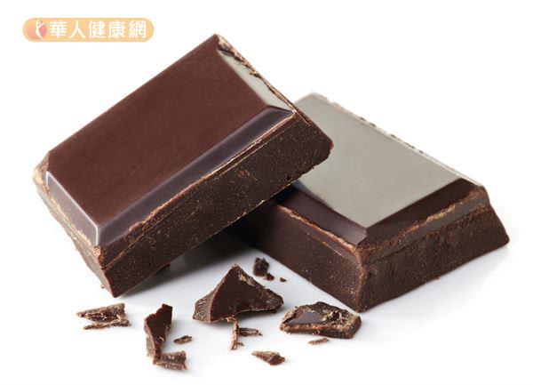可可含量70%以上的巧克力有助降血壓、預防糖尿病。
