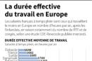 LA DURÉE EFFECTIVE DU TRAVAIL EN EUROPE