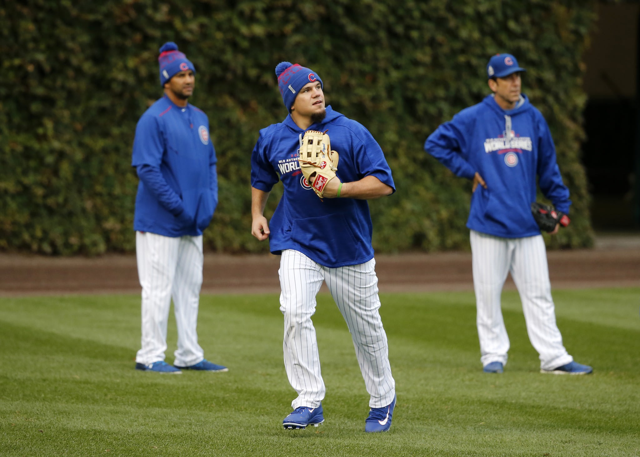 Image result for Kyle Schwarber not medically cleared to play field as World Series moves to Wrigley
