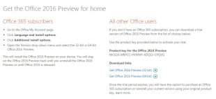 Windows版 Office 2016 預覽版來了，微軟正式開放免費下載