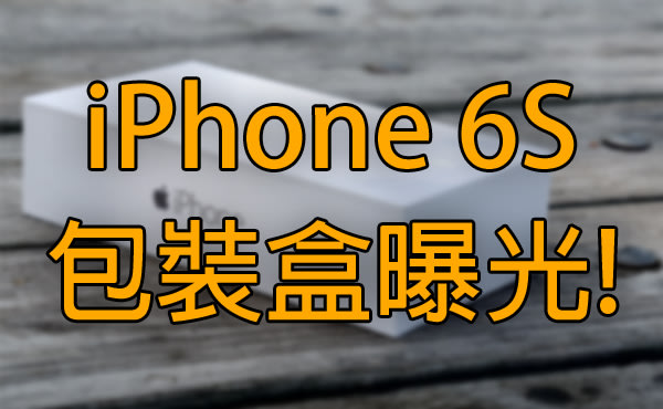 iPhone 6S 包裝盒曝光！比 iPhone 6 那個「白盒」有美感得多