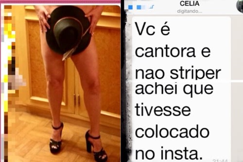 Roberta Miranda publica foto nua e é chamada de stripper