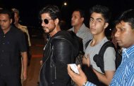 Spotted: Shah Rukh Khan And Son Aryan At Airport