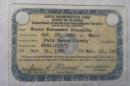 Handout of Florida birth registration card for Moner   Mohammad Abu-Salha