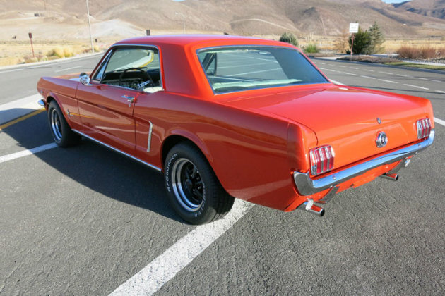 First generation Mustang rear photo