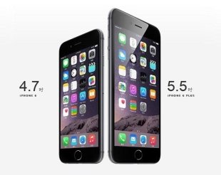 蘋果的iPhone 6和Phone 6 Plus。（圖：官網）