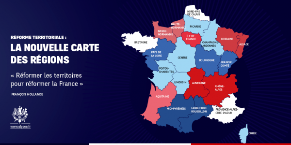 La nouvelle carte des régions françaises