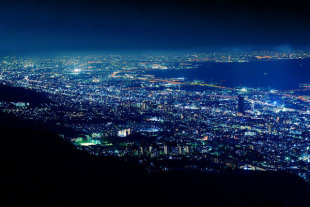 日本三夜景之一的浪漫札幌市 (圖片來源／Wikipedia)