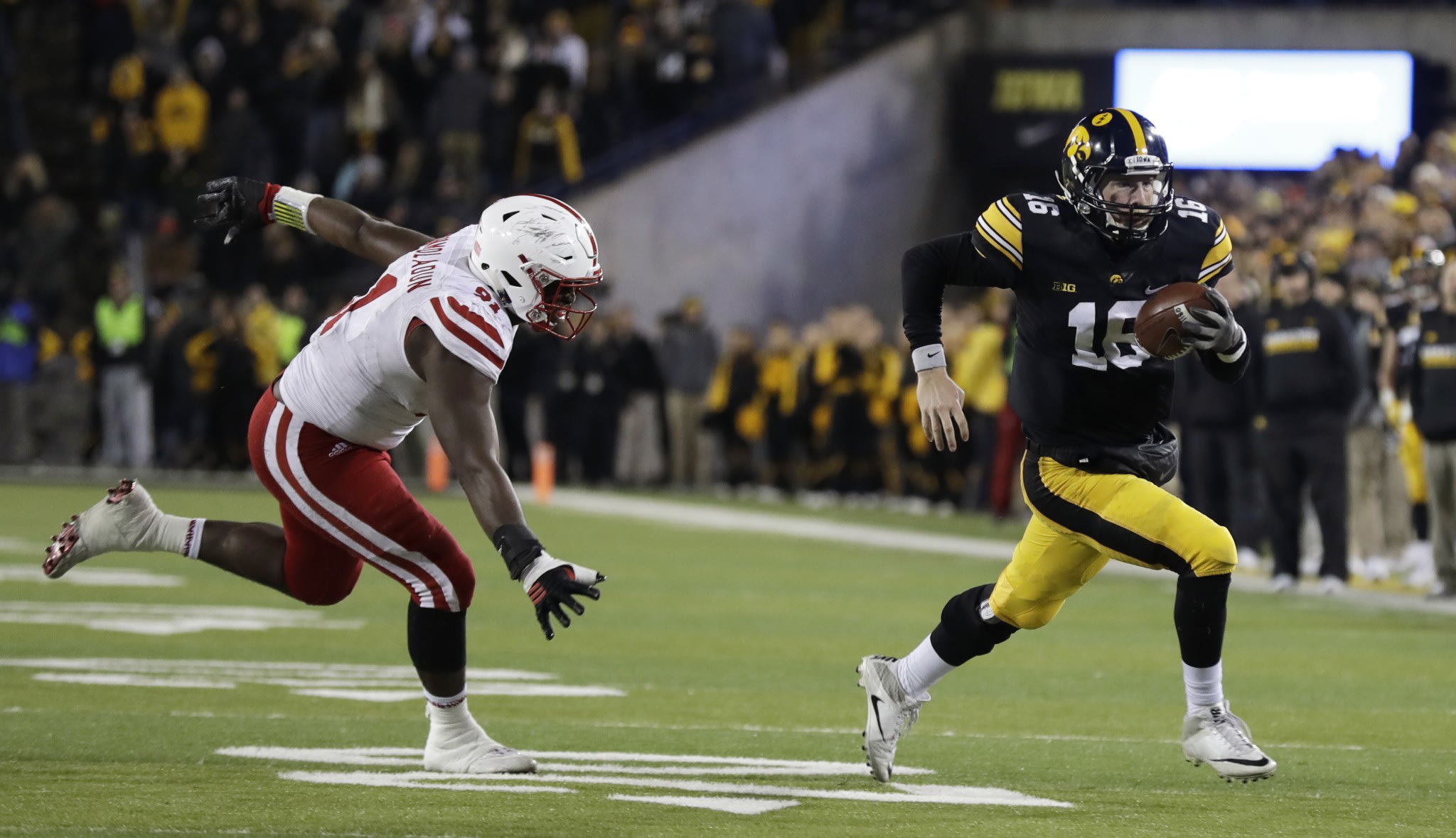 Image result for Iowa blows out Nebraska, ruining Big Ten West title shot for Huskers