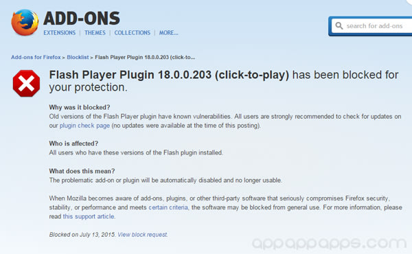 「Flash 去死」一呼百應! Firefox 突然封鎖 Flash 網頁