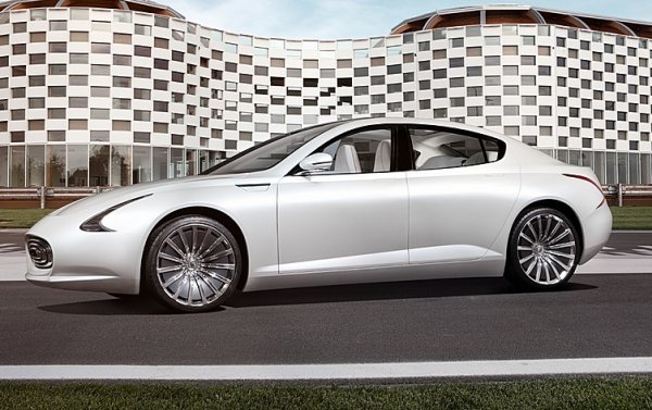 ▲來自台灣的Thunder Power Sedan電動車，其目標即對準Tesla Model S電動房車。