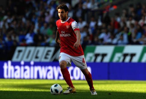 Cesc Fábregas disputou 303 partidas no campeonato inglês pelo Arsenal
