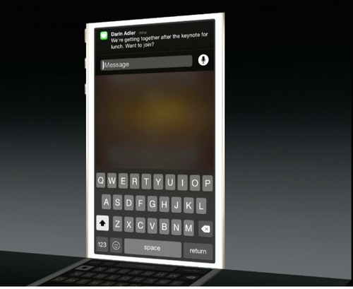Apple Announces a New iOS 8 with an Intuitive Keyboard and Self-Destructing Audio Messages