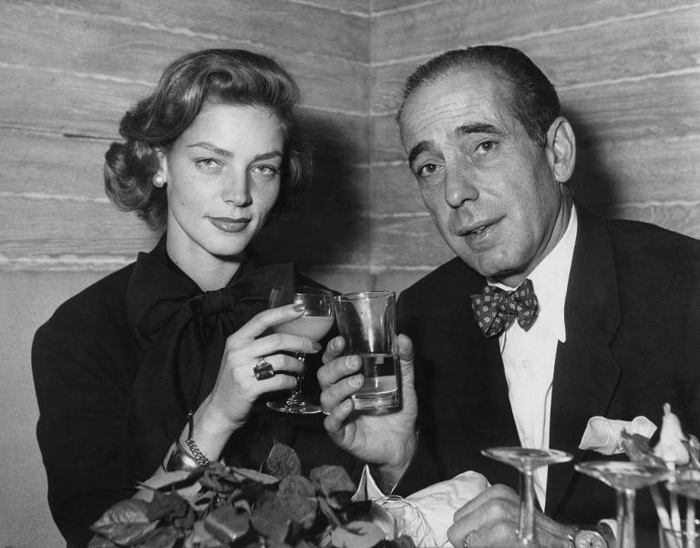 Lauren Bacall and Humphrey Bogart