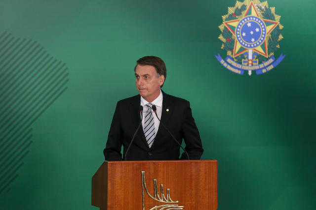 **ARQUIVO** BRASÍLIA, DF, 07.11.2018: Presidente Jair Bolsonaro em pronunciamento à imprensa no Palácio do Planalto, em Brasília. (Foto: Pedro Ladeira/Folhapress)