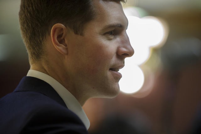 Democrat Conor Lamb, 33, a veteran of the Marines and former federal prosecutor, is running in a district Donald Trump won by a landslide.