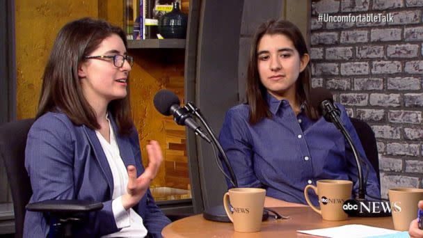 PHOTO: After watching their parents quickly and inexplicably deported, twin sisters Liany and Dani Villacisare worried they could be next. (ABC News)