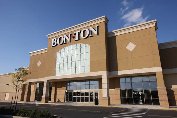 The exterior of a Bon-Ton department store