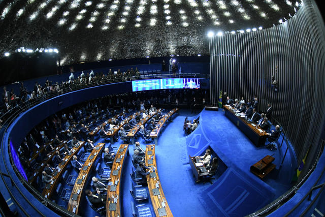 ***ARQUIVO***BRASÍLIA,DF, 12.11.2019: Plenário do Senado Federal, em Brasília. (Foto: Edu Andrade/Fatopress/Folhapress)