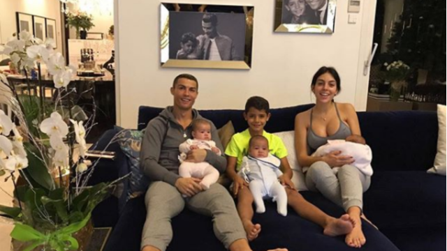 Cristiano Ronaldo Georgina Rodriguez and kids