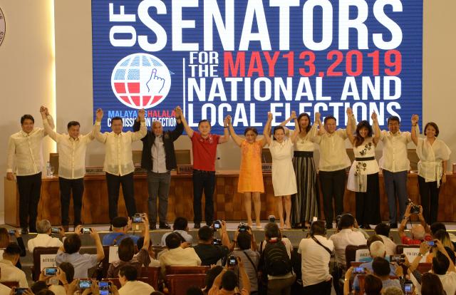 Allies of President Rodrigo Duterte stormed to a landslide victory in midterm polls, final results showed May 22, 2019. (Photo: TED ALJIBE/AFP via Getty Images)