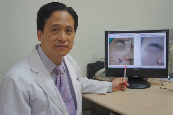 吳文宏醫師指出白斑症可透過手術治療。（圖片提供／光田醫院）