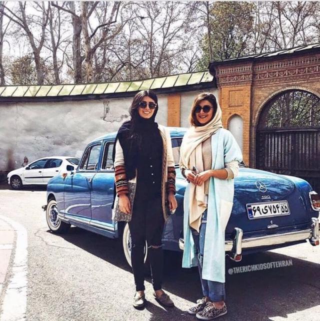 While social and economic inequality has brought protestors onto the streets, others in Iran seem happy to share images of their opulent lifestyle via social media