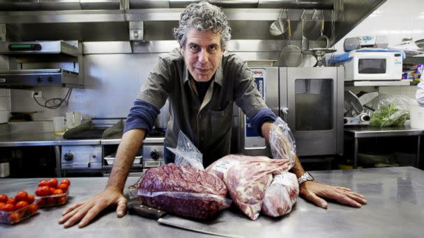 PHOTO: Chef Anthony Bourdain from New York in Sydney in this March 17, 2005 file photo. (Fairfax Media via Getty Images, FILE)