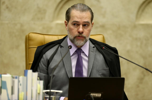 ***ARQUIVO***BRASILIA, DF, 20.11.2019: Sessão do STF, sob a presidência do ministro Dias Toffoli, para julgamento da questão dos dados sigilosos do COAF, em investigações financeiras. (Foto: Pedro Ladeira/Folhapress)