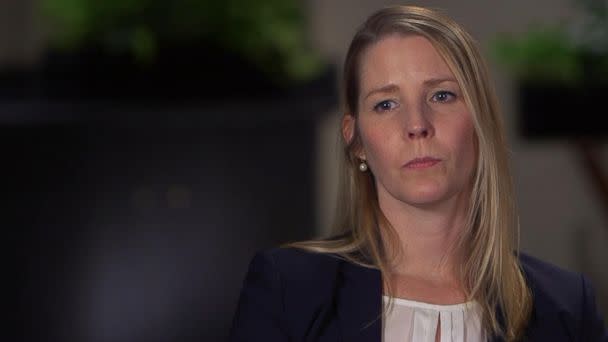 PHOTO: Betty Pina, an Alaska Airlines pilot who is suing her employer after accusing her co-pilot of rape, spoke out in an interview with ABC News. (ABC News)