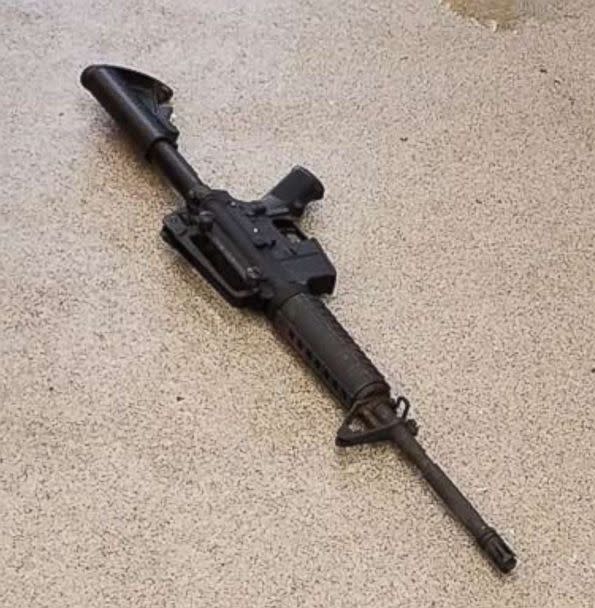 PHOTO: Metro Nashville Police Department released this photo of rifle used by gunman at Waffle House shooting near Nashville, Tenn., April 22, 2018. (Metro Nashville Police Department)