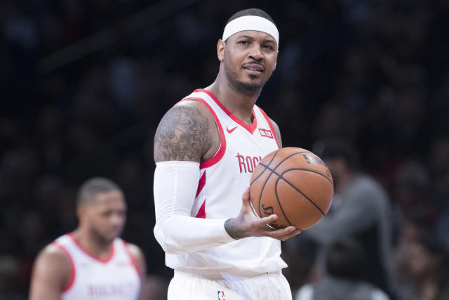 Report: Rockets were shocked at how poorly Carmelo Anthony performed in their defensive scheme B5891750-812e-11e9-b5bf-3b25a5afc96a