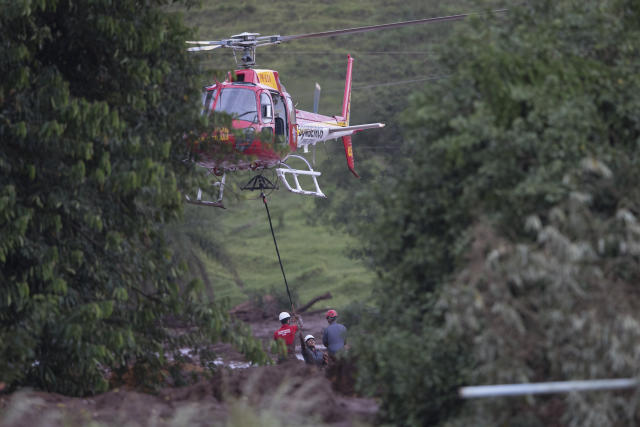 HelicÃ³ptero em Brumadinho