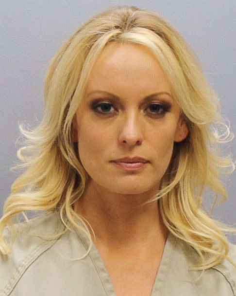 PHOTO: Stephanie Clifford, also known as Stormy Daniels, is seen in this booking photo in Franklin County, Ohio, July 12, 2018. (Franklin County Sheriff's Office)
