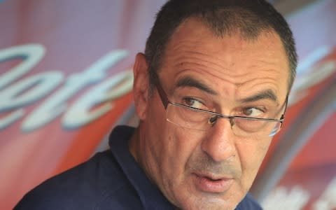 Maurizio Sarri - Losing Hazard would be a blow for Chelsea's newly appointed manager, Maurizio Sarri  - Credit: Getty Images