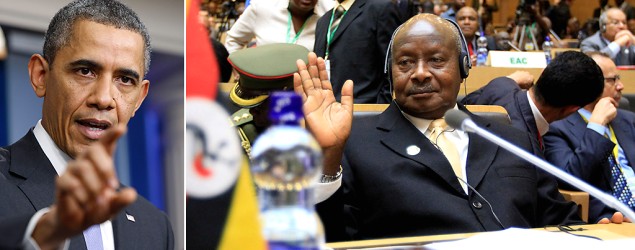 President Barack Obama warned Uganda's President Yoweri Museveni over his plans to further criminalize homosexuality. (Reuters)