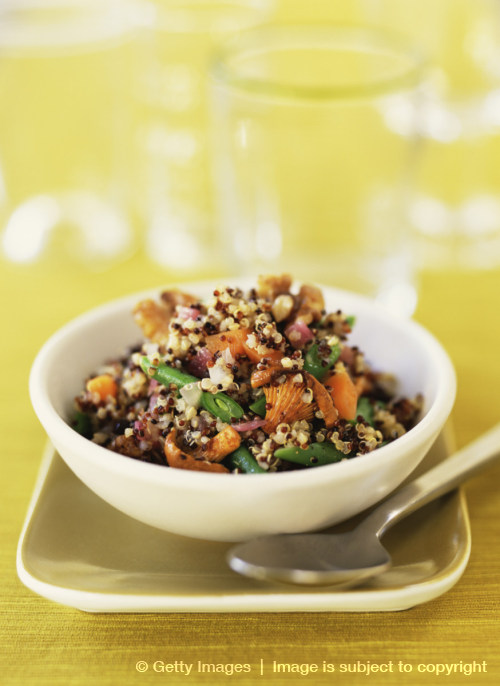 Quinoa and vegetable salad